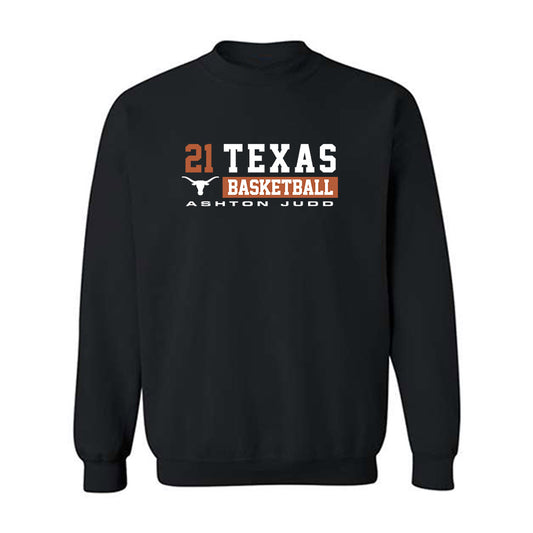 Texas - NCAA Women's Basketball : Ashton Judd - Classic Fashion Shersey Crewneck Sweatshirt-0