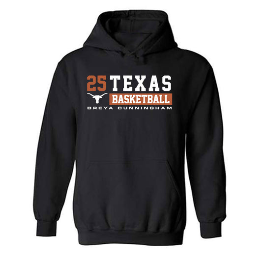 Texas - NCAA Women's Basketball : Breya Cunningham - Classic Fashion Shersey Hooded Sweatshirt-0