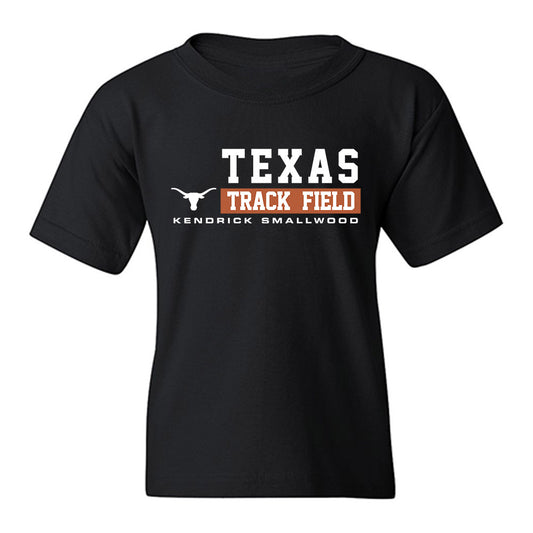 Texas - NCAA Men's Track & Field : Kendrick Smallwood - Classic Fashion Shersey Youth T-Shirt-0