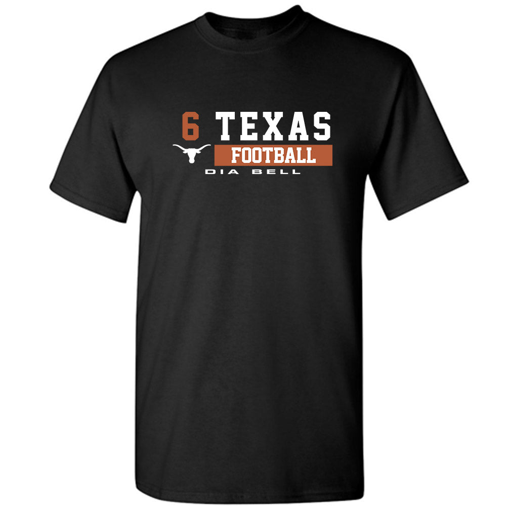 Texas - NCAA Football : Dia Bell - Classic Fashion Shersey T-Shirt-0