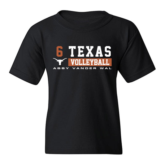 Texas - NCAA Women's Volleyball : Abby Vander Wal - Classic Fashion Shersey Youth T-Shirt-0