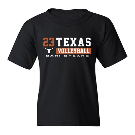 Texas - NCAA Women's Volleyball : Cari Spears - Classic Fashion Shersey Youth T-Shirt-0