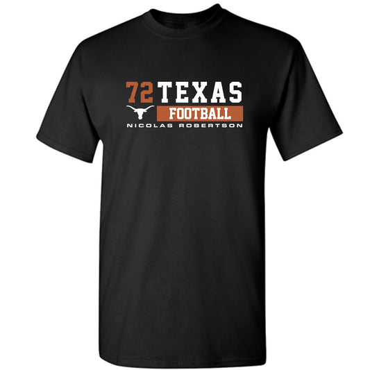 Texas - NCAA Football : Nicolas Robertson - Classic Fashion Shersey T-Shirt-0
