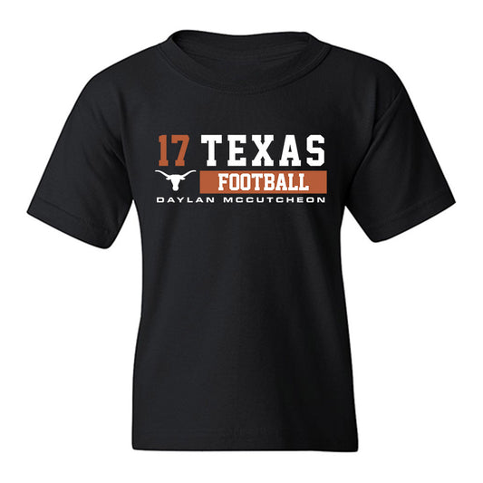 Texas - NCAA Football : Daylan McCutcheon - Classic Fashion Shersey Youth T-Shirt-0
