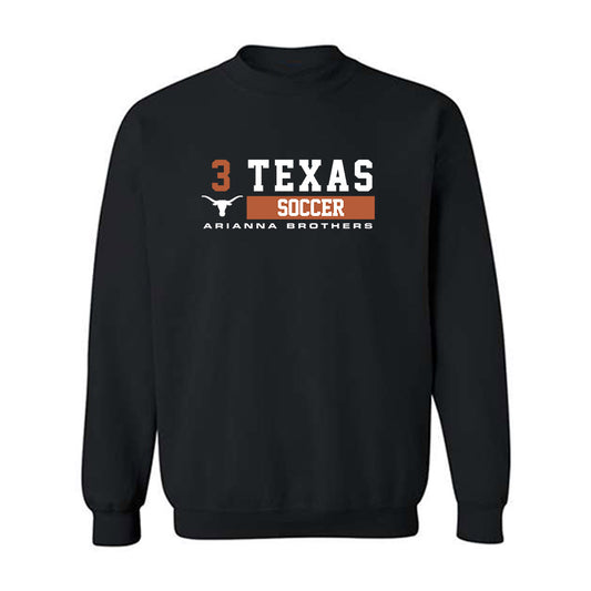 Texas - NCAA Women's Soccer : Arianna Brothers - Classic Fashion Shersey Crewneck Sweatshirt-0