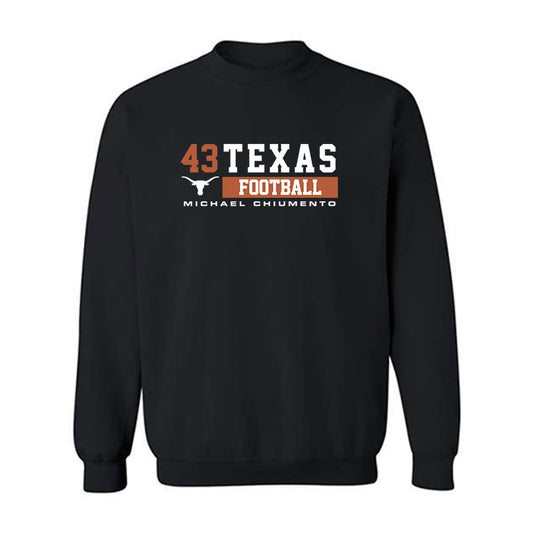 Texas - NCAA Football : Michael Chiumento - Classic Fashion Shersey Crewneck Sweatshirt-0