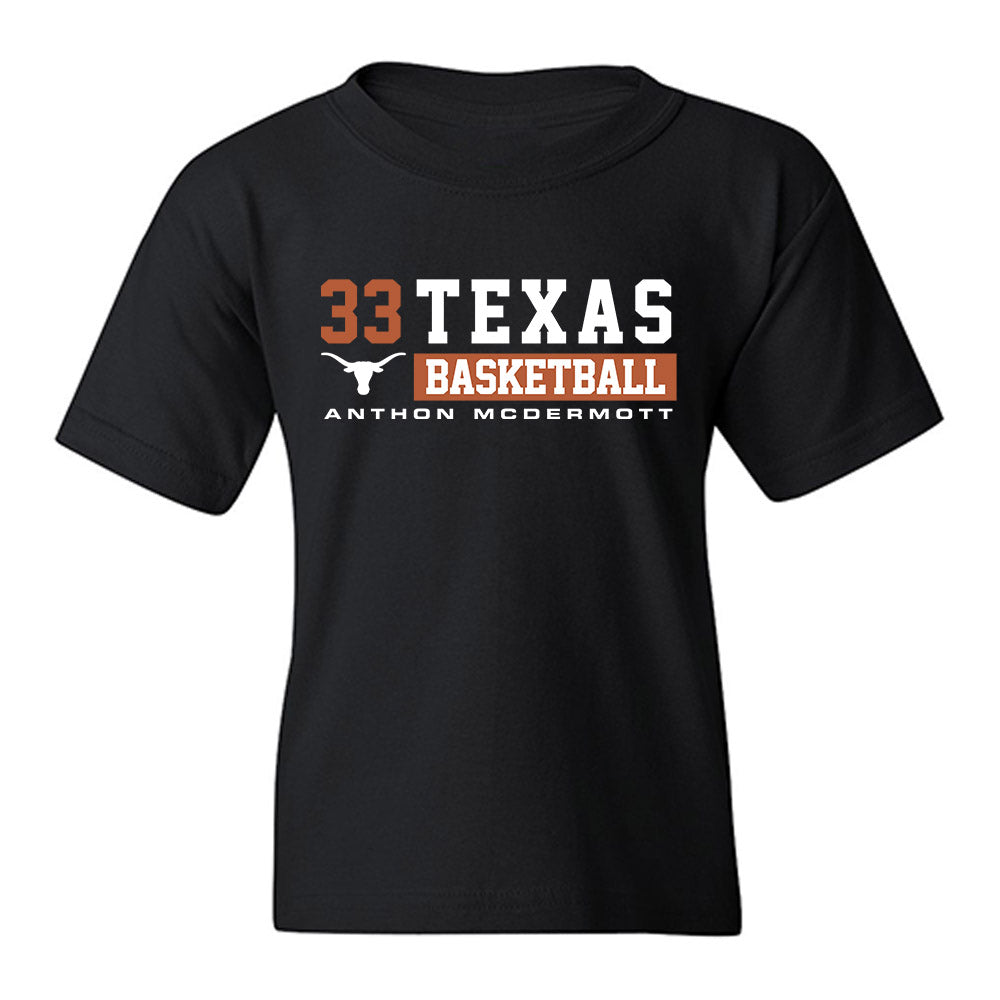 Texas - NCAA Men's Basketball : Anthon McDermott - Classic Fashion Shersey Youth T-Shirt-0