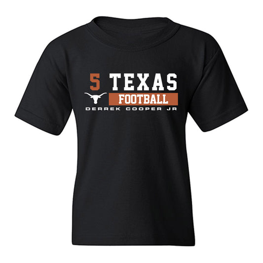 Texas - NCAA Football : Derrek Cooper jr - Classic Fashion Shersey Youth T-Shirt-0