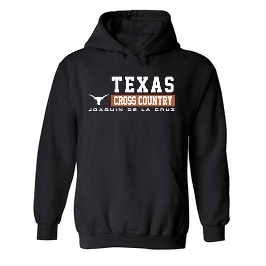 Texas - NCAA Men's Cross Country : Joaquin De La Cruz - Classic Fashion Shersey Hooded Sweatshirt-0