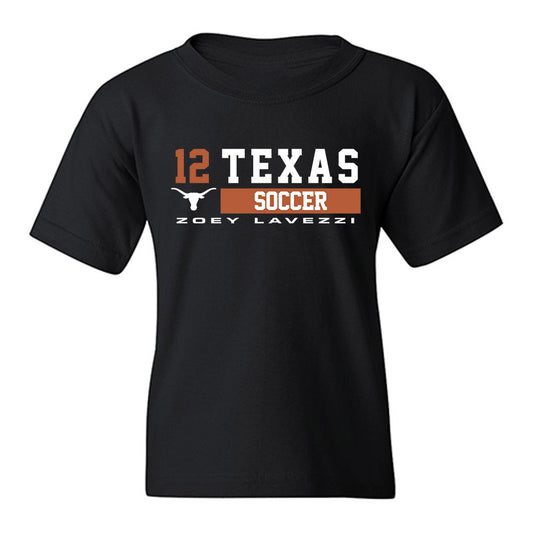 Texas - NCAA Women's Soccer : Zoey Lavezzi - Classic Fashion Shersey Youth T-Shirt-0