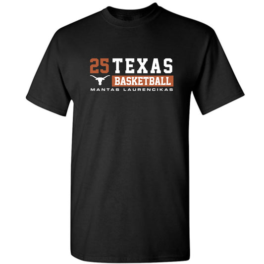 Texas - NCAA Men's Basketball : Mantas Laurencikas - Classic Fashion Shersey T-Shirt-0
