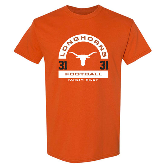 Texas - NCAA Football : Yaheim Riley - Classic Fashion Shersey T-Shirt-0