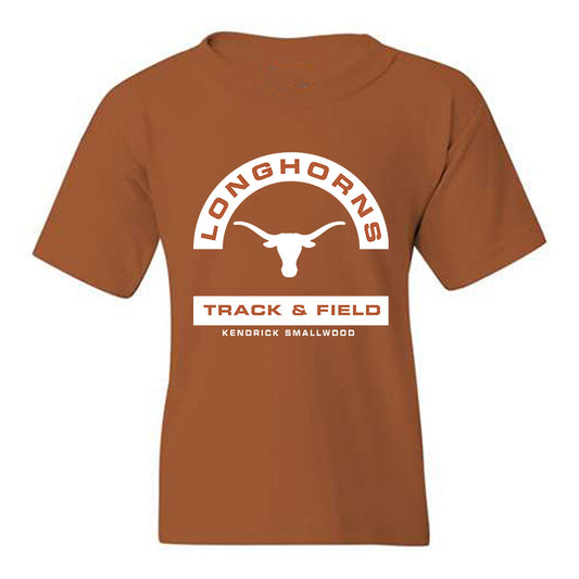 Texas - NCAA Men's Track & Field : Kendrick Smallwood - Classic Fashion Shersey Youth T-Shirt-0