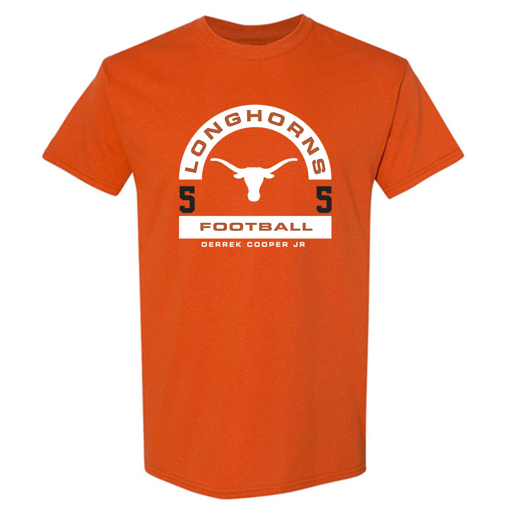 Texas - NCAA Football : Derrek Cooper jr - Classic Fashion Shersey T-Shirt-0