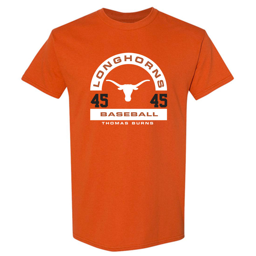 Texas - NCAA Baseball : Thomas Burns - Classic Fashion Shersey T-Shirt-0