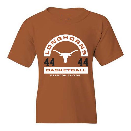 Texas - NCAA Men's Basketball : Brandon Taylor - Classic Fashion Shersey Youth T-Shirt-0