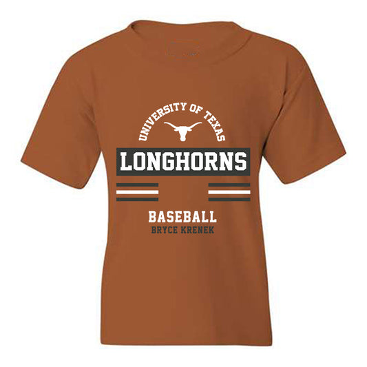 Texas - NCAA Baseball : Bryce Krenek - Classic Fashion Shersey Youth T-Shirt-0