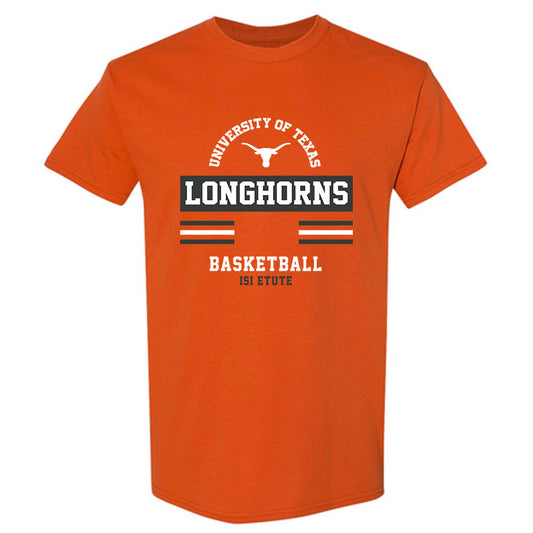 Texas - NCAA Women's Basketball : Isi Etute - Classic Fashion Shersey T-Shirt-0