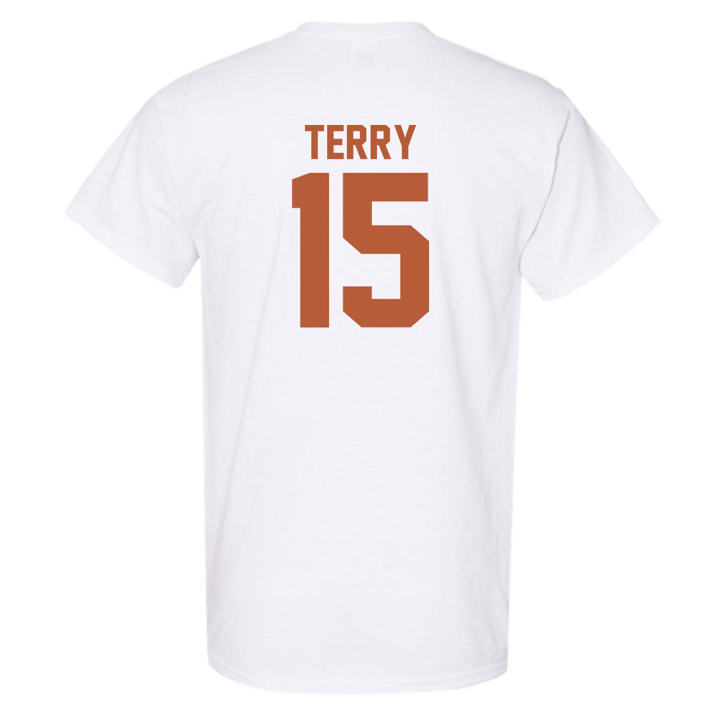 Texas - NCAA Football : Justus Terry - Classic Shersey T-Shirt-1