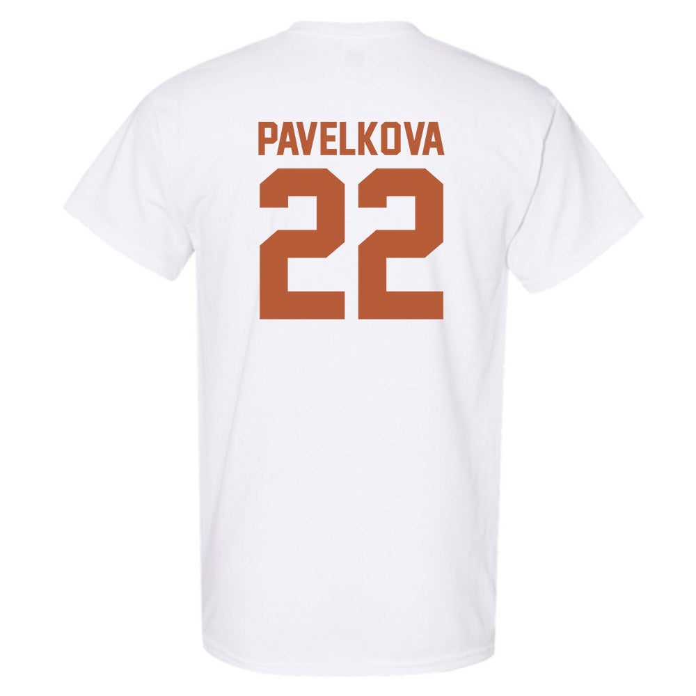 Texas - NCAA Beach Volleyball : Anna Pavelkova - Classic Shersey T-Shirt-1