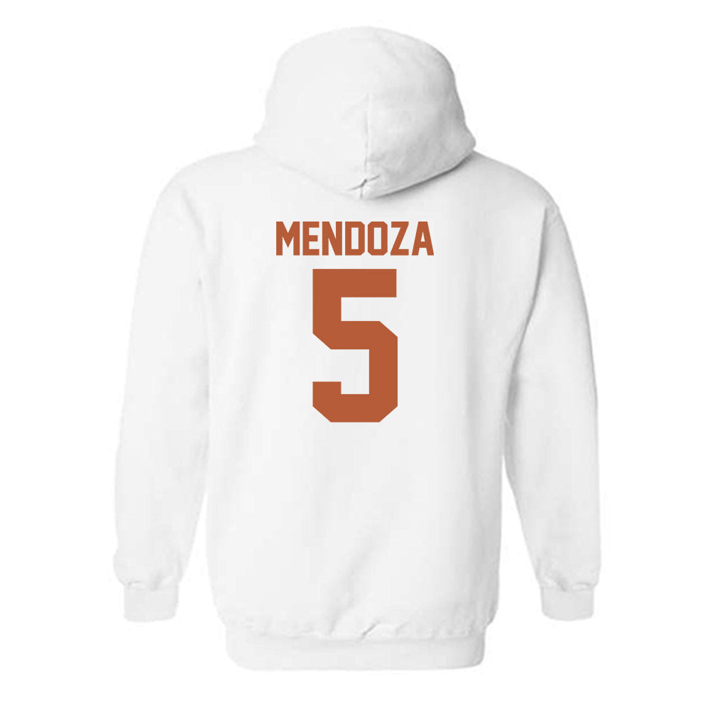 Texas - NCAA Baseball : Ethan Mendoza - Classic Shersey Hooded Sweatshirt-1
