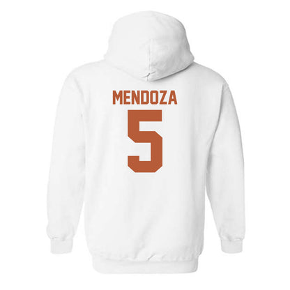 Texas - NCAA Baseball : Ethan Mendoza - Classic Shersey Hooded Sweatshirt-1