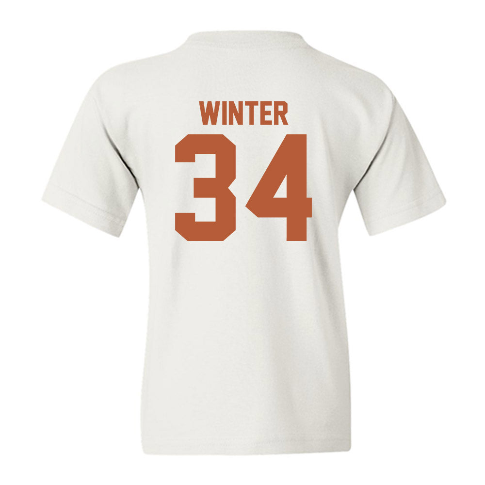 Texas - NCAA Baseball : Michael Winter - Classic Shersey Youth T-Shirt-1