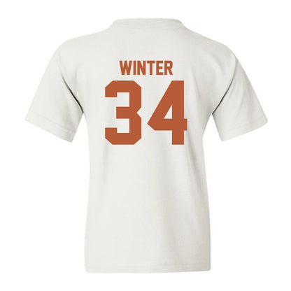Texas - NCAA Baseball : Michael Winter - Classic Shersey Youth T-Shirt-1