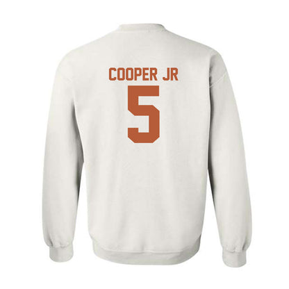 Texas - NCAA Football : Derrek Cooper jr - Classic Shersey Crewneck Sweatshirt-1