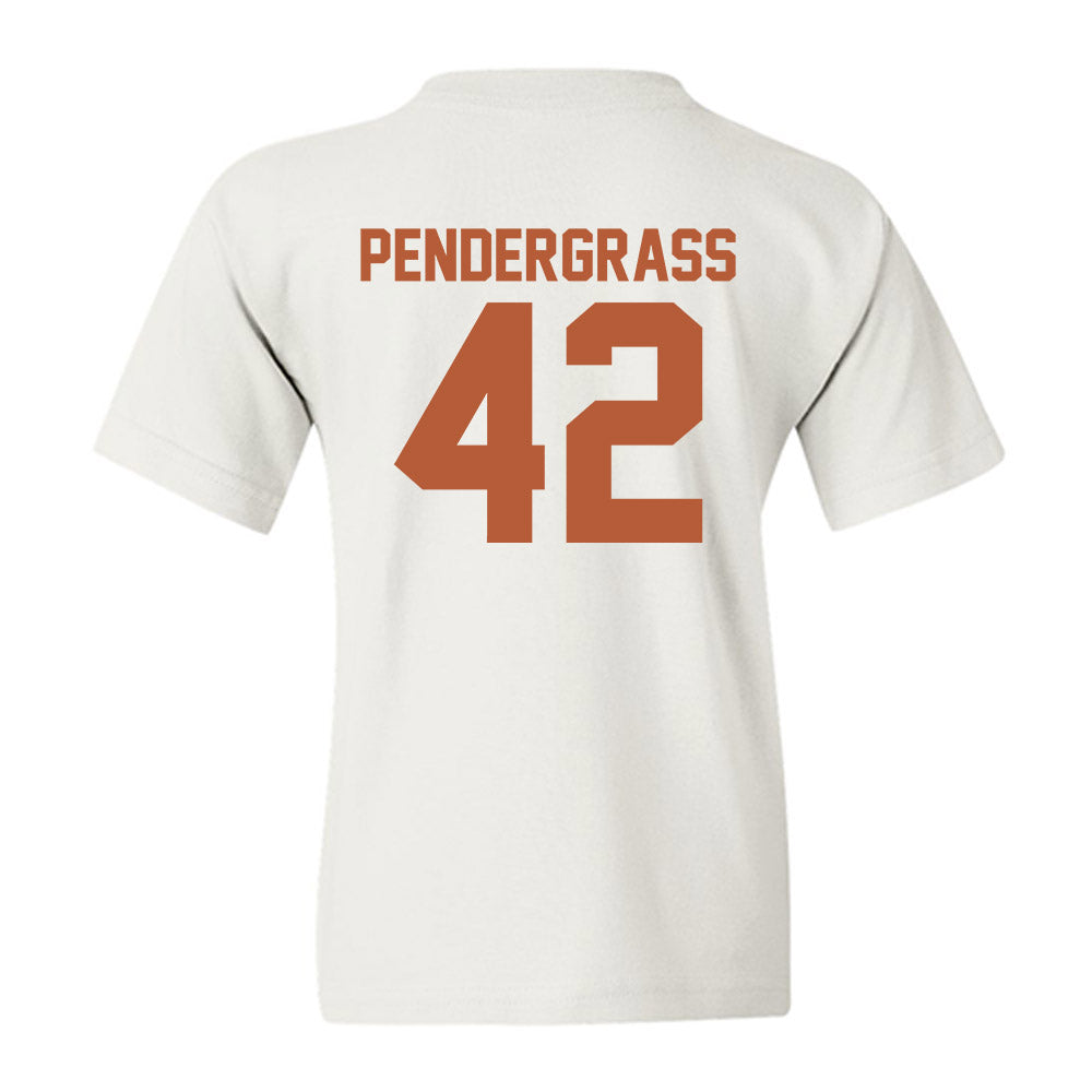 Texas - NCAA Baseball : Dariyan Pendergrass - Classic Shersey Youth T-Shirt-1