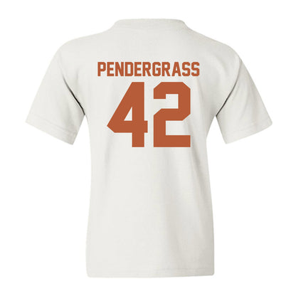 Texas - NCAA Baseball : Dariyan Pendergrass - Classic Shersey Youth T-Shirt-1