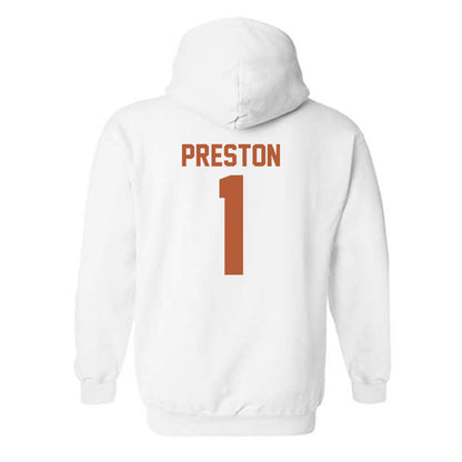 Texas - NCAA Women's Basketball : Bryanna Preston - Classic Shersey Hooded Sweatshirt-1