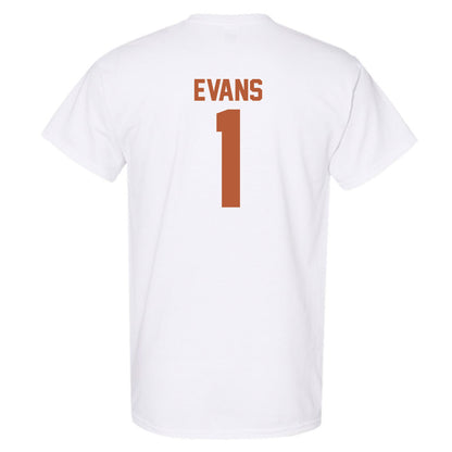 Texas - NCAA Men's Basketball : Amari Evans - Classic Shersey T-Shirt-1