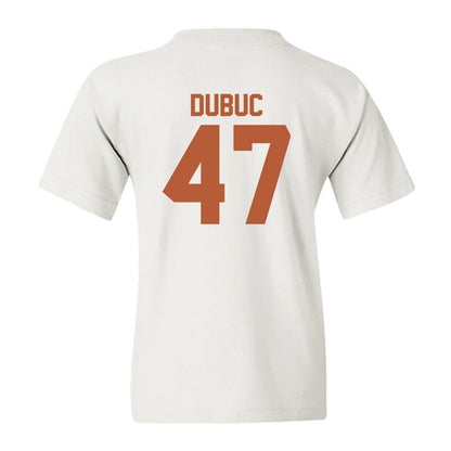 Texas - NCAA Football : Trey Dubuc - Classic Shersey Youth T-Shirt-1