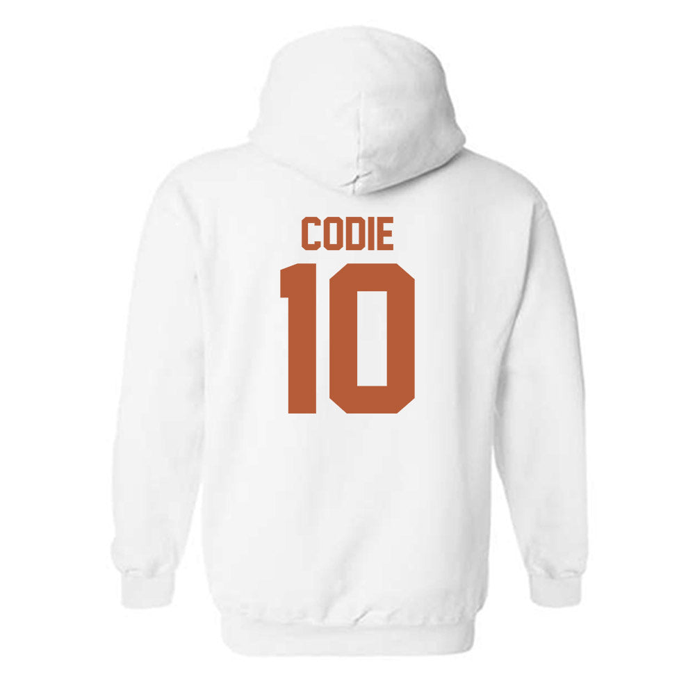 Texas - NCAA Men's Basketball : nicolas codie - Classic Shersey Hooded Sweatshirt-1