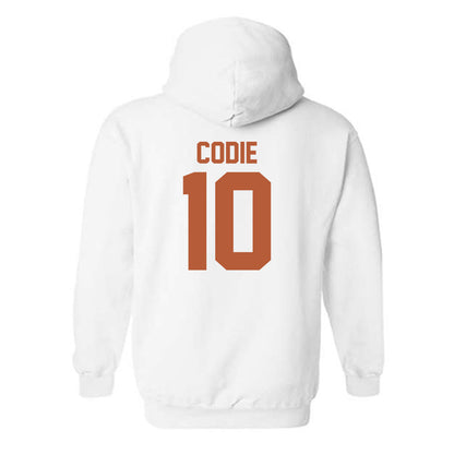 Texas - NCAA Men's Basketball : nicolas codie - Classic Shersey Hooded Sweatshirt-1