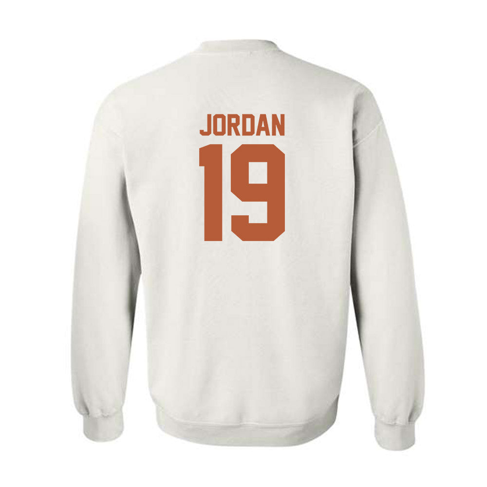 Texas - NCAA Baseball : Donovan Jordan - Classic Shersey Crewneck Sweatshirt-1