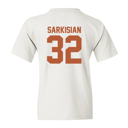 Texas - NCAA Football : Brady Sarkisian - Classic Shersey Youth T-Shirt-1