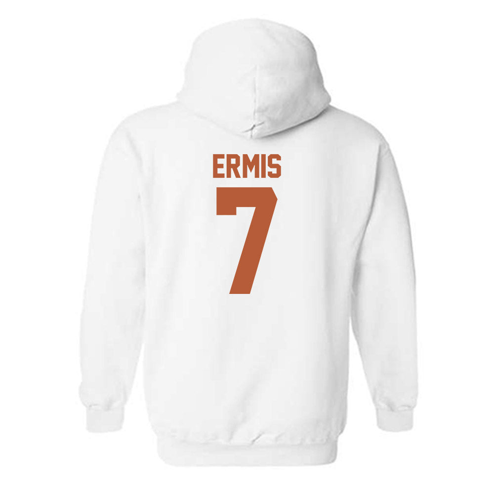 Texas - NCAA Baseball : Andrew Ermis - Classic Shersey Hooded Sweatshirt-1