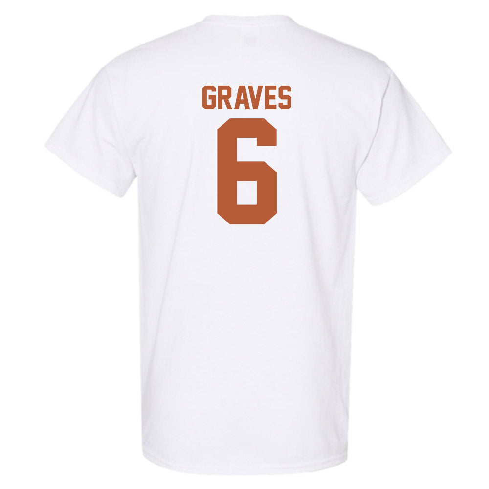 Texas - NCAA Women's Basketball : Sarah Graves - Classic Shersey T-Shirt-1
