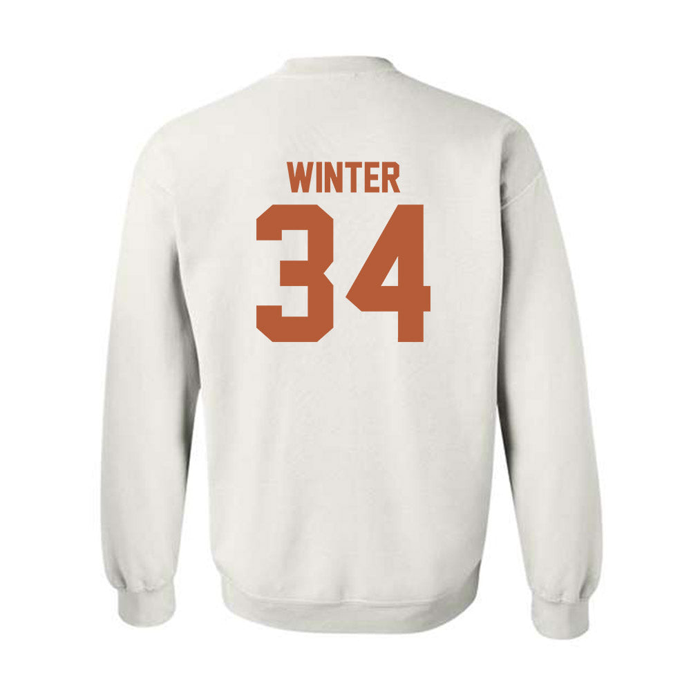 Texas - NCAA Baseball : Michael Winter - Classic Shersey Crewneck Sweatshirt-1