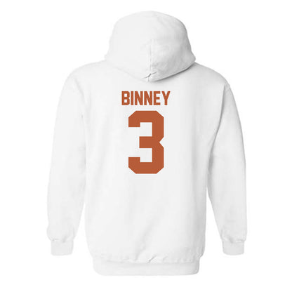 Texas - NCAA Women's Volleyball : Rella Binney - Classic Shersey Hooded Sweatshirt-1