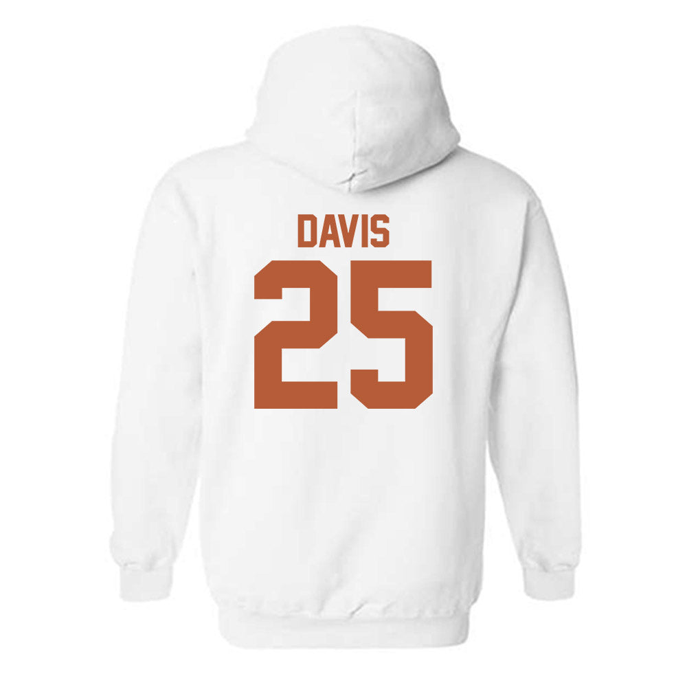 Texas - NCAA Football : Toray Davis - Classic Shersey Hooded Sweatshirt-1