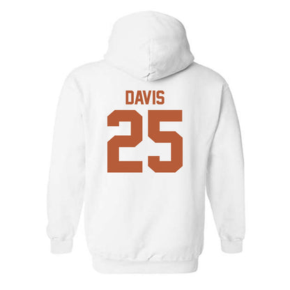 Texas - NCAA Football : Toray Davis - Classic Shersey Hooded Sweatshirt-1