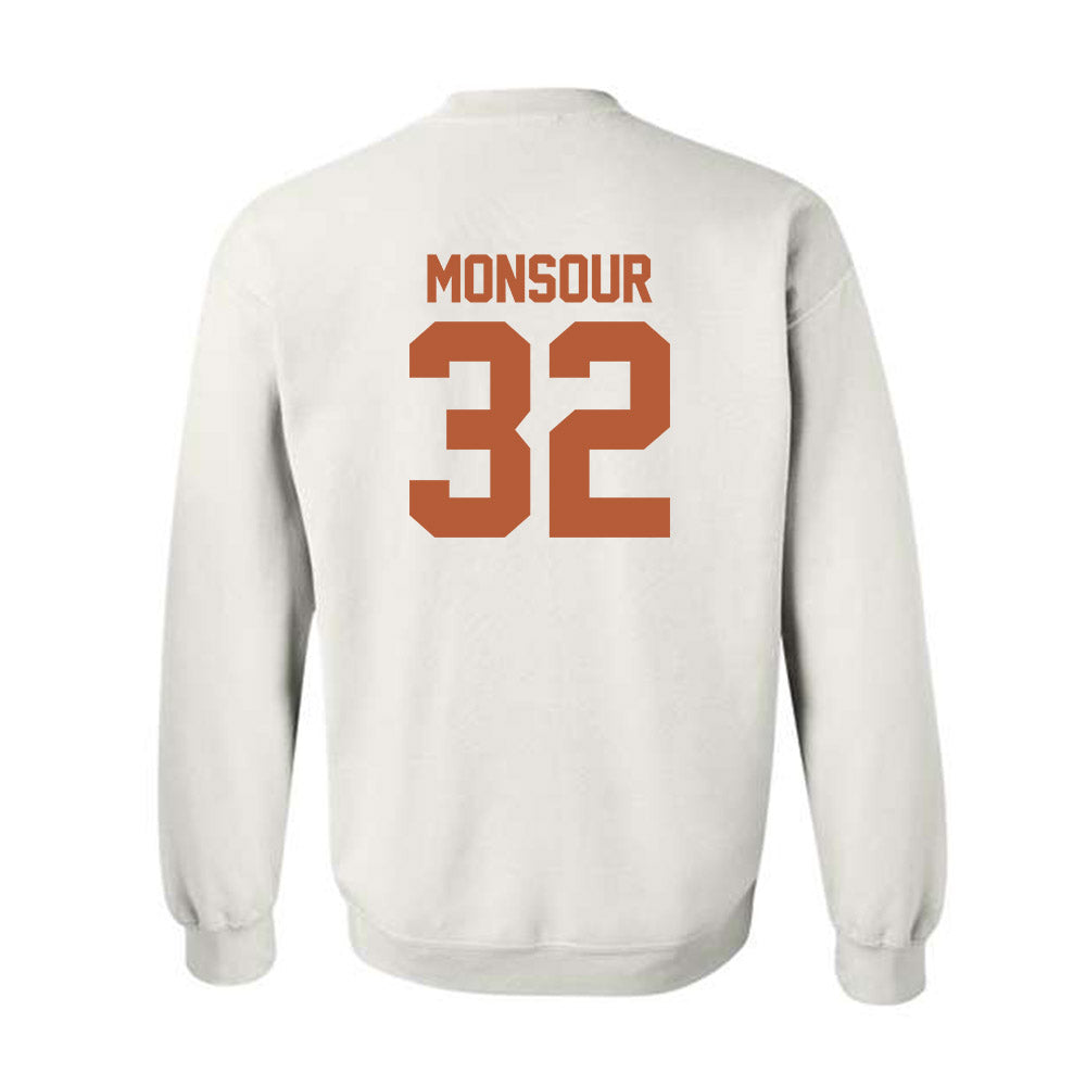 Texas - NCAA Baseball : Maddox Monsour - Classic Shersey Crewneck Sweatshirt-1