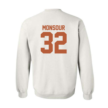 Texas - NCAA Baseball : Maddox Monsour - Classic Shersey Crewneck Sweatshirt-1
