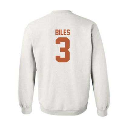 Texas - NCAA Football : Rasheem Biles - Classic Shersey Crewneck Sweatshirt-1