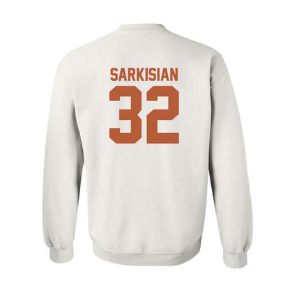 Texas - NCAA Football : Brady Sarkisian - Classic Shersey Crewneck Sweatshirt-1