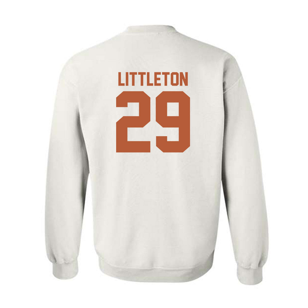 Texas - NCAA Football : Graceson Littleton - Classic Shersey Crewneck Sweatshirt-1