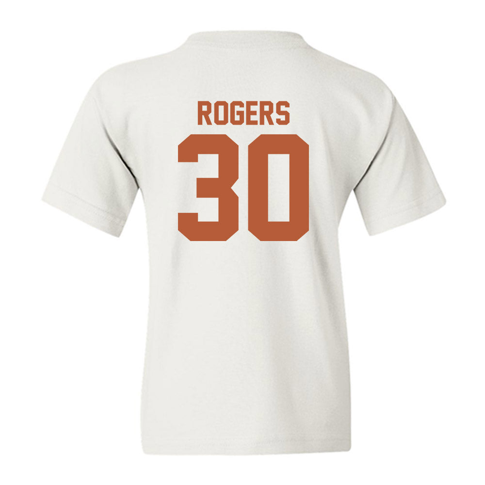 Texas - NCAA Baseball : Kaleb Rogers - Classic Shersey Youth T-Shirt-1